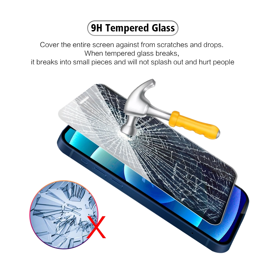 2021 China Manufacturer 9h 0.33mm 2.5D Silk Anti Spy Privacy Tempered Glass Screen Protector for iPhone 11 12 PRO Max Mini